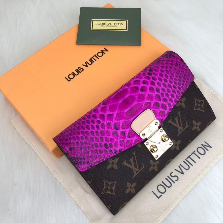 LOUİS VUİTTON PALLAS WALLET FUSYA